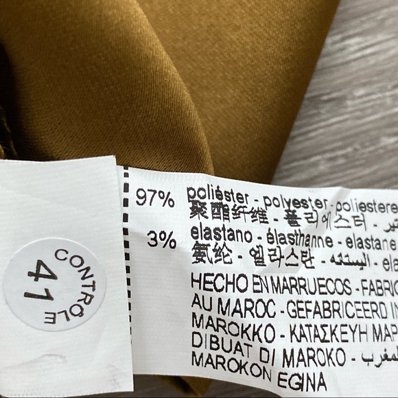 Zara Satin Effect Ruched Midi Skirt - Picture 12 of 12